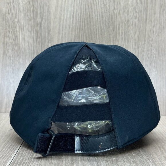 TrueRue Cap Hat Womens One Size Soft Shell Ladder Back Adjustable Black - Picture 4 of 7